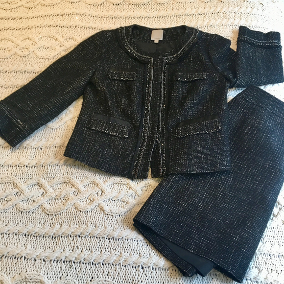 Halogen Tweed Jacket and Skirt - Picture 2 of 8